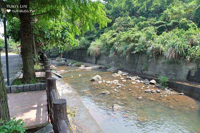 台北親子好去處【緹閣休閒溫泉會館】山泉水泳池玩水、烤肉、泡湯、溪邊戲水 - yuki.tw