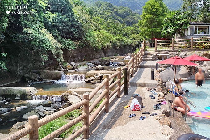 台北親子好去處【緹閣休閒溫泉會館】山泉水泳池玩水、烤肉、泡湯、溪邊戲水 - yuki.tw