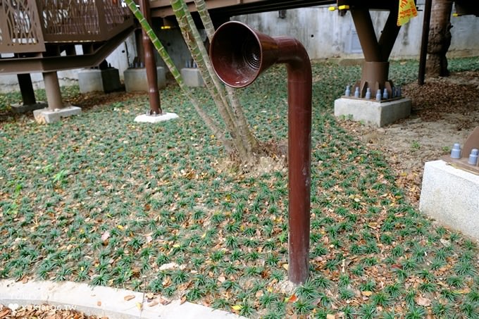 台北免費親子景點【天母東和公園】木屑鋪面兩層樓旋轉溜滑梯×湯姆歷險記森林遊樂場～假日森呼吸！ - yuki.tw