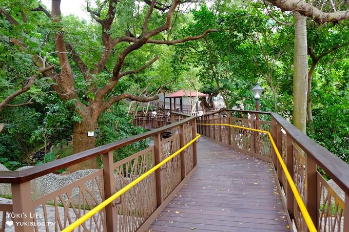 台北免費親子景點【天母東和公園】木屑鋪面兩層樓旋轉溜滑梯×湯姆歷險記森林遊樂場～假日森呼吸！ - yuki.tw