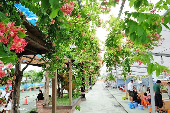 免門票親子景點【台北花卉村】胖胖熊氣墊樂園好FUN電×花草盆栽×馬賽克DIY×家人聚餐好去處(彭師傅料理) - yuki.tw