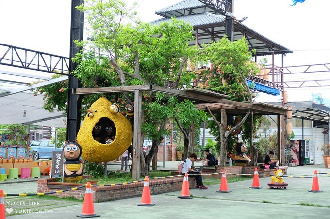 免門票親子景點【台北花卉村】胖胖熊氣墊樂園好FUN電×花草盆栽×馬賽克DIY×家人聚餐好去處(彭師傅料理) - yuki.tw