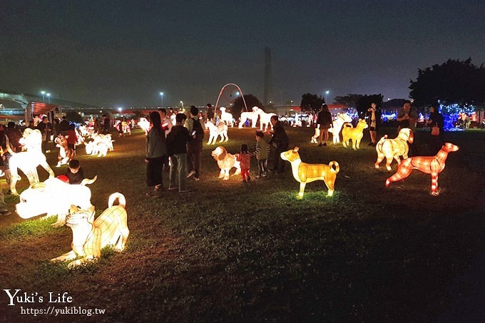 2018新北燈會 旺來福來花燈資訊》巨型限量扭蛋×大台北都會公園草皮親子野餐去(三重捷運站) - yuki.tw