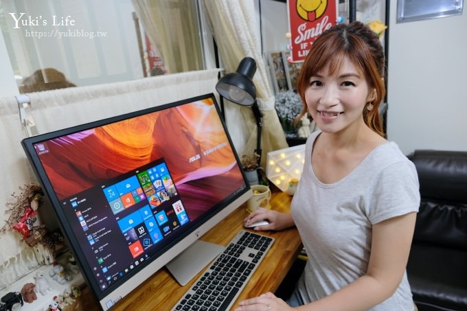 一體成型簡約電腦【ASUS Vivo AiO V272】27吋大螢幕窄邊框×親子學習必備 - yuki.tw