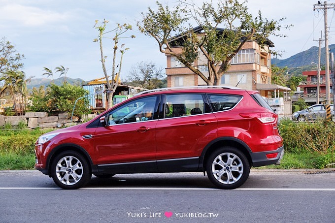 【福特FORD KUGA 2.0TDCi】大天窗幸福式金山小旅行~朱銘美術館、八煙溫泉會館溜滑梯兒童泡湯池、楊金山碳烤紅心蕃薯 - yuki.tw