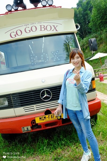 桃園大溪最新IG拍照景點【GOGOBOX餐車誌in樂灣基地】美式餐車草地野餐去×重機車聚下午茶約會好去處×親子野放吹泡泡場地 - yuki.tw