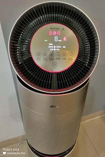 【LG PuriCare™ 360°空氣清淨機】超強！雙層360°空氣淨化零死角！(玫瑰金AS951DPT0) - yuki.tw