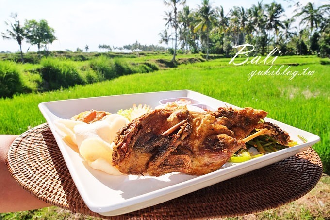 巴里島/峇里島烏布美食推薦【BHANUSWARI髒鴨餐】稻田景觀特色風味料理 - yuki.tw