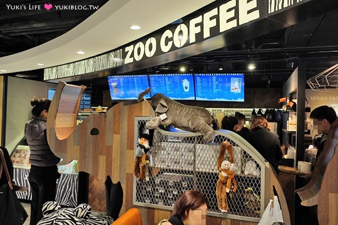 台北微風南京【ZOO COFFEE】韓國動物園咖啡台灣店×療癒雪人棉花糖咖啡@台北小巨蛋站 - yuki.tw