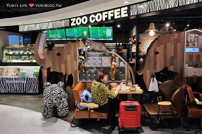 台北微風南京【ZOO COFFEE】韓國動物園咖啡台灣店×療癒雪人棉花糖咖啡@台北小巨蛋站 - yuki.tw