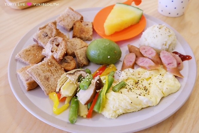 樹林美食【舒時蔬食咖啡館】在公園旁的溫馨早午餐、咖啡很超值! - yuki.tw