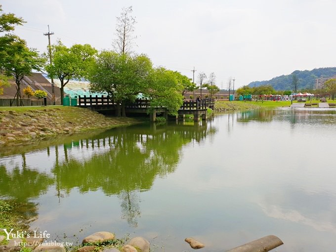 免費桃園景點【大溪河濱公園】落羽松季節必訪×LOVE場景×兒童遊戲場～親子假日野餐騎腳踏車好去處！ - yuki.tw