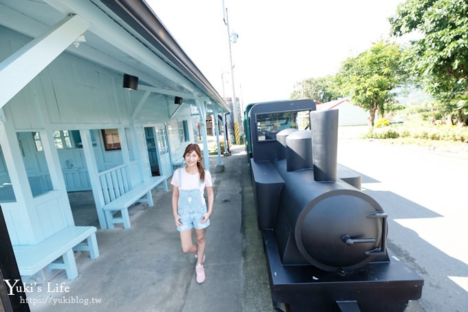 宜蘭景點【天送埤車站】復刻版林鐵小火車啟動！免費親子景點好拍又好玩！(清水地熱順遊景點) - yuki.tw