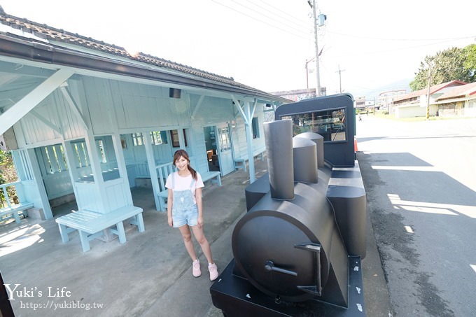 宜蘭景點【天送埤車站】復刻版林鐵小火車啟動！免費親子景點好拍又好玩！(清水地熱順遊景點) - yuki.tw