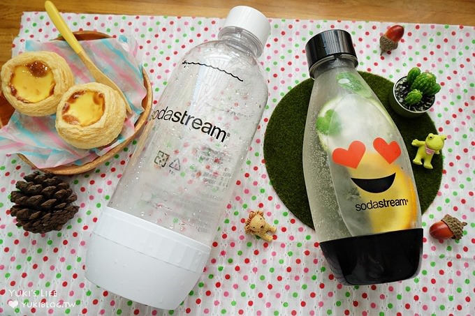 野餐派對好物【Sodastream Genesis White 氣泡水機】夢幻漸層氣泡飲自己也能做×經濟實惠又方便(加碼新款塗鴉寶特瓶) - yuki.tw