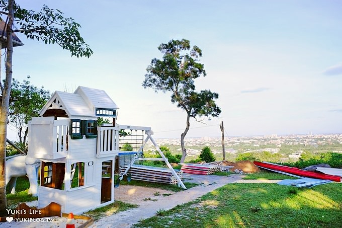 宜蘭員山親子景點【兔子迷宮景觀咖啡餐廳】浪漫天空步道再升級×全新沙坑溜滑梯×戲水池×粉紅樹屋~超棒夜景約會好去處! - yuki.tw