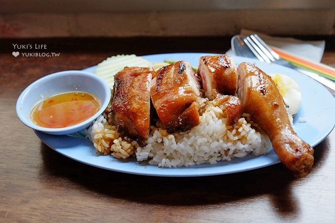 台北台電大樓美食【泰街頭】泰國攤子搬進店裡×燒烤雞腿飯好銷魂×一秒到泰國的感覺呀! - yuki.tw