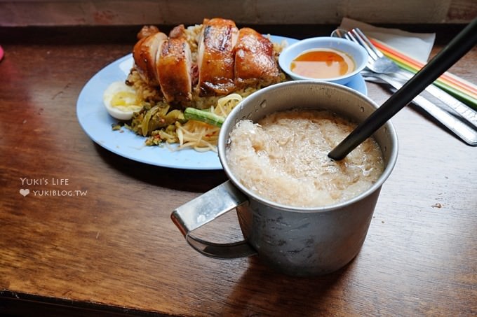 台北台電大樓美食【泰街頭】泰國攤子搬進店裡×燒烤雞腿飯好銷魂×一秒到泰國的感覺呀! - yuki.tw