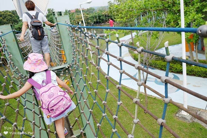 彰化芬園親子景點【就是愛荔枝樂園】天空闖關主題體健設施、大草皮奔跑野餐場地 - yuki.tw