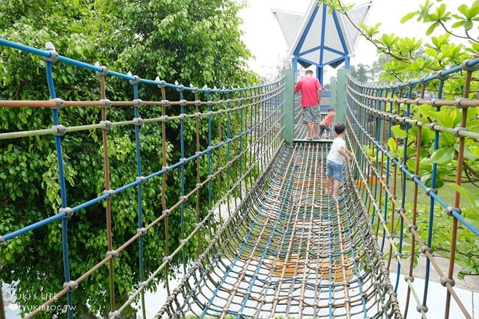 彰化芬園親子景點【就是愛荔枝樂園】天空闖關主題體健設施、大草皮奔跑野餐場地 - yuki.tw