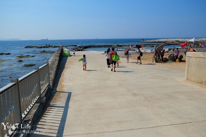 基隆景點》和平島公園，無邊際天然海泳池、兒童戲水池、大沙堡遊客中心喝咖啡好讚！ - yuki.tw