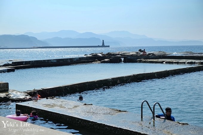 基隆景點》和平島公園，無邊際天然海泳池、兒童戲水池、大沙堡遊客中心喝咖啡好讚！ - yuki.tw