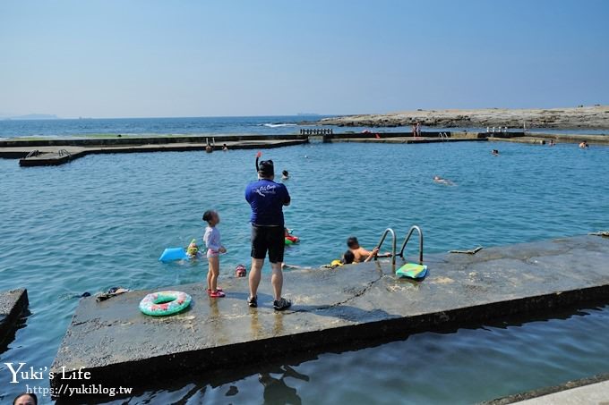 基隆景點》和平島公園，無邊際天然海泳池、兒童戲水池、大沙堡遊客中心喝咖啡好讚！ - yuki.tw