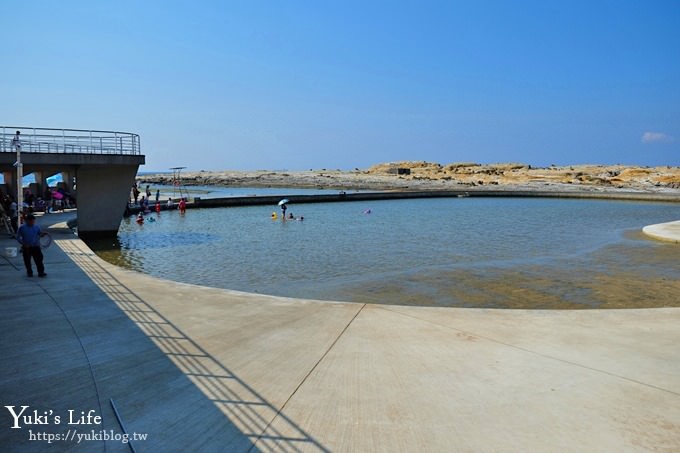 基隆景點》和平島公園，無邊際天然海泳池、兒童戲水池、大沙堡遊客中心喝咖啡好讚！ - yuki.tw