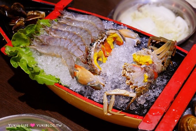 新莊美食【鮮匯頂級鍋物】海鮮不哩啊青的肉品吃到飽火鍋~推薦牛奶鍋 @新莊捷運站 - yuki.tw