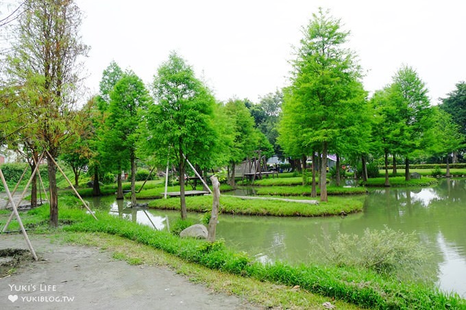 彰化景點【沐卉親子農場】親子一日遊~草皮戲水池玩水×湖泊划船×沙坑(沐卉濕地生態教育園區) - yuki.tw