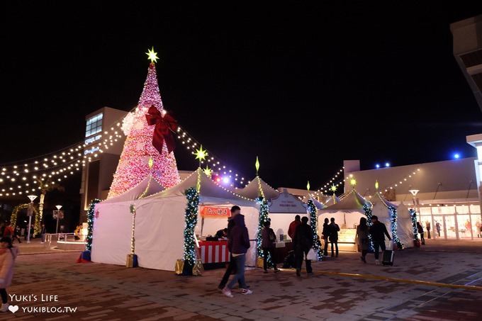 桃園免費親子景點【2017華泰名品城聖誕村】繽紛雪景×耶誕市集雙浪漫～搭捷運/高鐵就到！ - yuki.tw