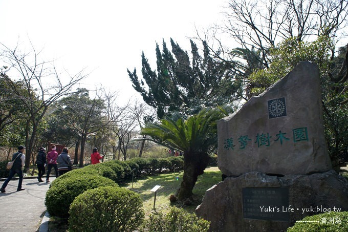 韓國濟洲島旅行【漢拏樹木園】櫻花大道盛開時期是每年的3月下旬~4月中旬 - yuki.tw