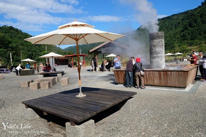 FUJI4930 免費！宜蘭景點【清水地熱】竹簍煮蛋超有趣還能泡腳×野餐好去處！