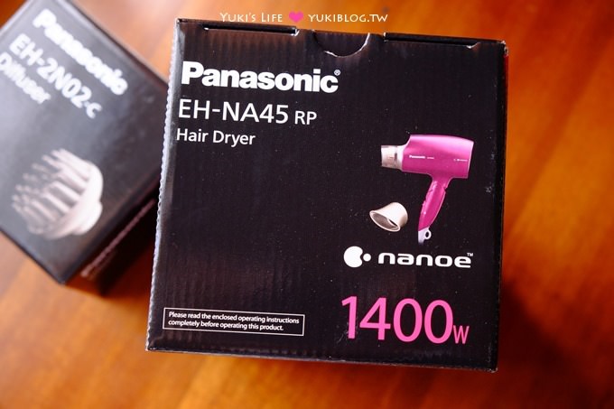 敗家【Panasonic國際牌白金負離子奈米水離子吹風機EH-NA45】開箱文&使用心得~較快乾省時好喜歡YA - yuki.tw