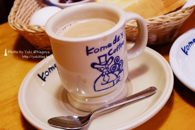 日本●名古屋┃KOMEDA's Coffee(コメダ珈琲)名古屋流早餐~吐司加紅豆泥 - yuki.tw