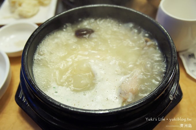 韓國濟洲島旅行【 鮑魚粥 & 石鍋拌飯 & 偕樂園童子人蔘雞】Day2吃什麼? - yuki.tw