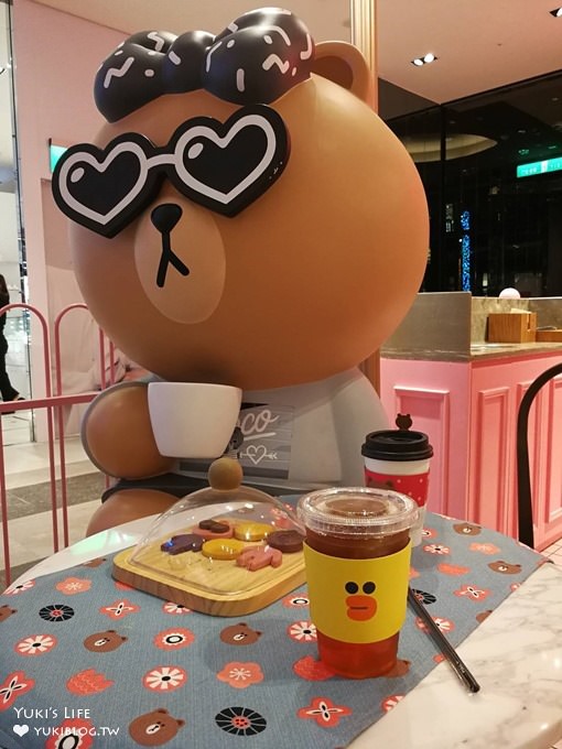 台北信義區最新打卡點【LINE FRIENDS粉甜星旅程】CHOCO粉紅體驗館×貨櫃市集×LINE FRIENDS CAFE主題館 - yuki.tw