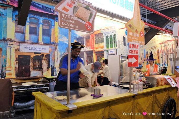 新店安坑【九十九回天天夜市】大型下雨天可逛複合式廣場夜市、有兒童遊樂設施、有公共座位消費較高 - yuki.tw