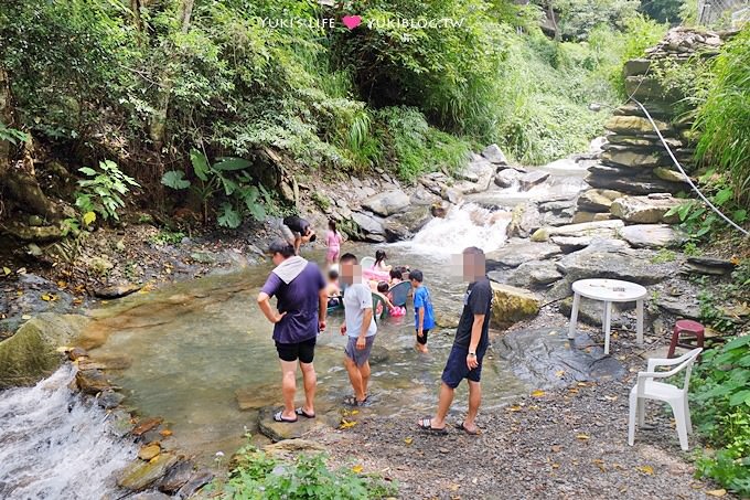 南投埔里【聽瀑營地】溪邊玩水烤肉、露營、野餐、小孩親子一日遊景點 - yuki.tw