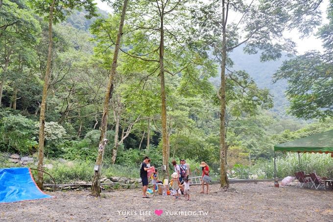 南投埔里【聽瀑營地】溪邊玩水烤肉、露營、野餐、小孩親子一日遊景點 - yuki.tw