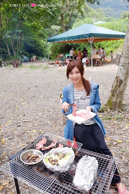 南投埔里【聽瀑營地】溪邊玩水烤肉、露營、野餐、小孩親子一日遊景點 - yuki.tw