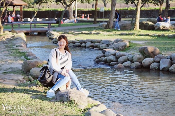 桃園景點【三坑自然生態公園】免費玩水大草坪×野餐親子景點！