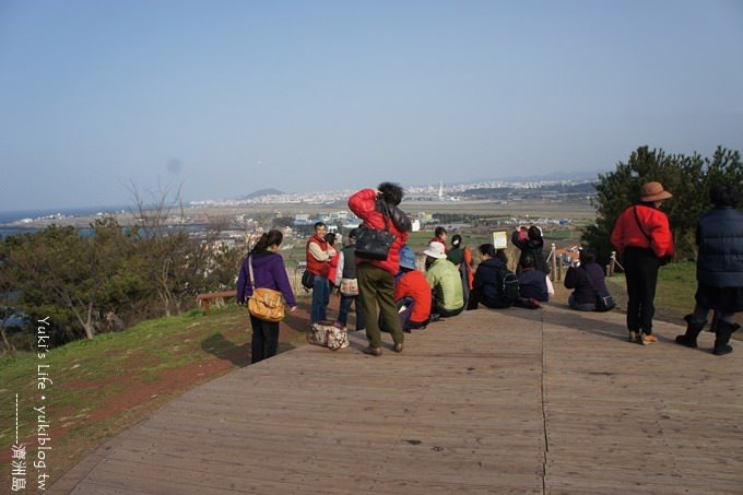 韓國濟洲島旅行【紗羅峰公園】紗峰落照、灜州十景之一